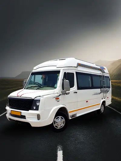 9 seater Tempo Traveller rental for Char Dham Yatra and hill trips