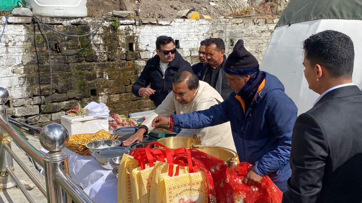 Mukesh Ambani visits Badrinath and Kedarnath to seek blessings during his spiritual journey