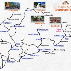 Char Dham Yatra Route Map