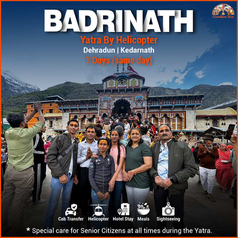 Badrinath Yatra By Helicopter